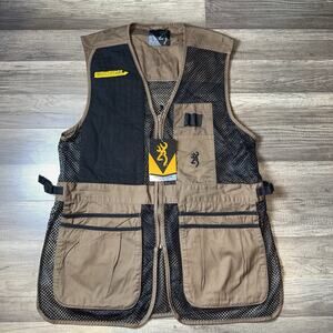 Browning Reactar G3 Shooting Vest size XL Creek,Clay/BLK Hunting Range Gear NWT